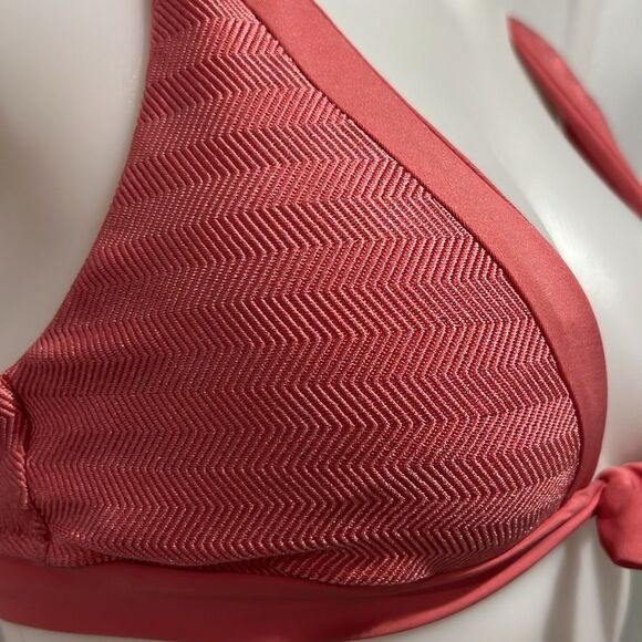 Becca canyon mesa tie front bikini top size small - Picture 3 of 5